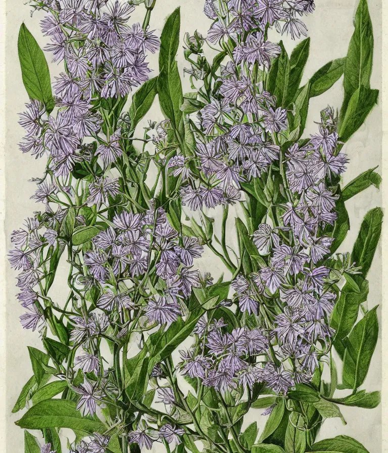 Image similar to botanical illustration of athelas from lord of the rings