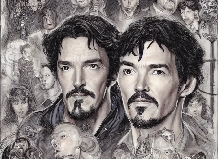 Image similar to a highly detailed presedential portrait of stephen strange, james gurney, james jean