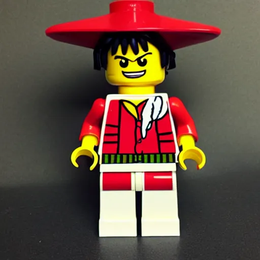 Image similar to Luffy as a Lego,