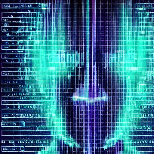 Image similar to glitch art of a hacker's mind shattering in cyberspace detailed realistic hd 8 k high resolution