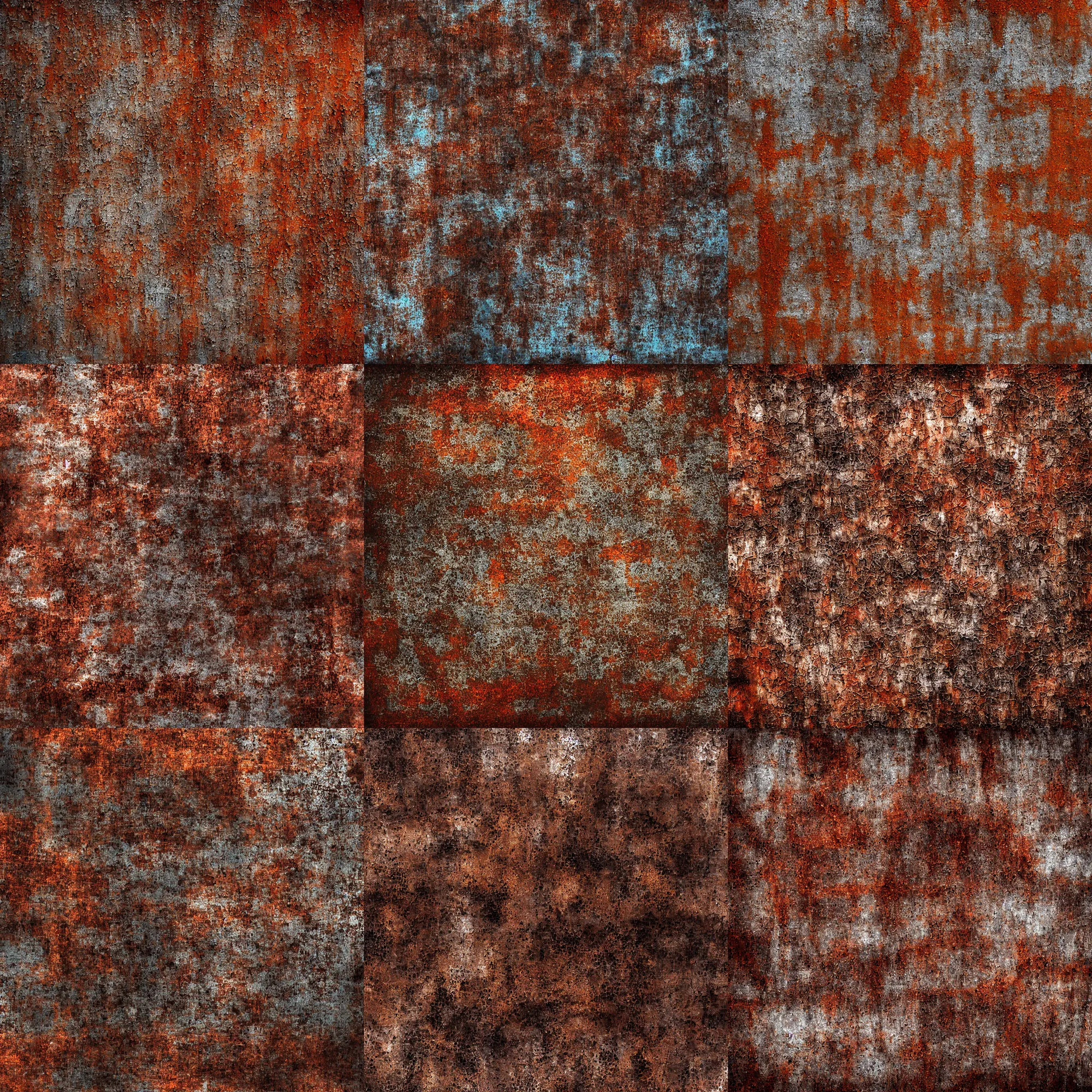 Prompt: rusted metal texture