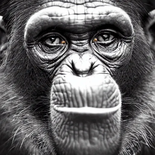 Prompt: Joe rogan as a chimp