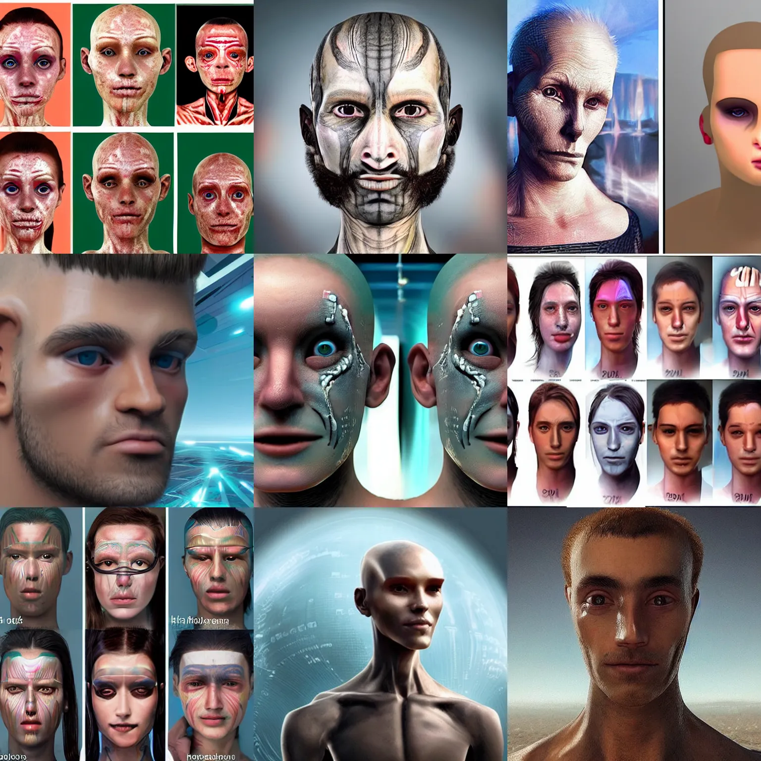 Prompt: < prediction > how humans will look like in the future no exceptions < / prediction >