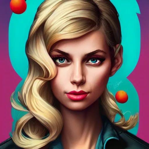 Prompt: lofi Laura Bailey portrait, Pixar style, by Tristan Eaton Stanley Artgerm and Tom Bagshaw.