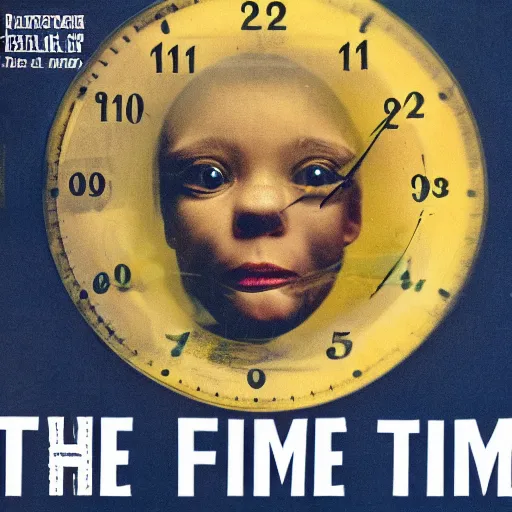 Prompt: the face of time