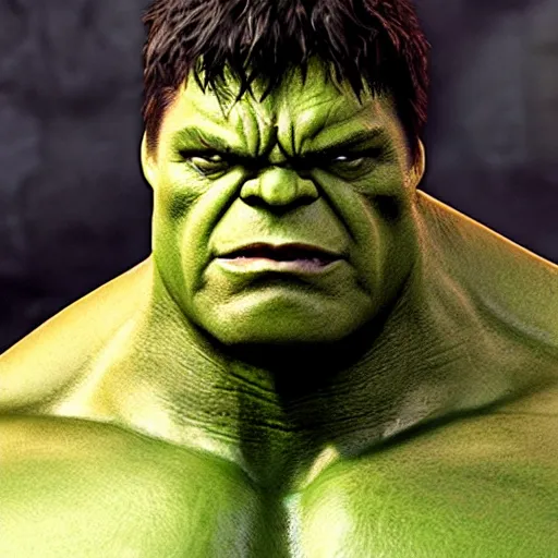 Prompt: The Hulk as a character in the game Valorant, with a background based on the game Valorant, detailed face, Gameplay Footage