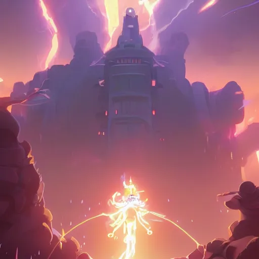 Image similar to hero world ghostbusters, behance hd by jesper ejsing, by rhads, makoto shinkai and lois van baarle, ilya kuvshinov, rossdraws global illumination