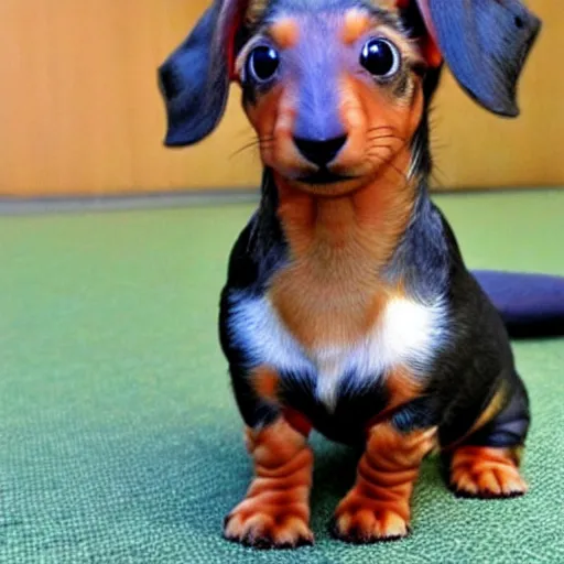 Image similar to dachshund bunny hybrid