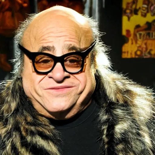 Image similar to movie still of danny devito as a jellicle cat in cats 2 0 1 9