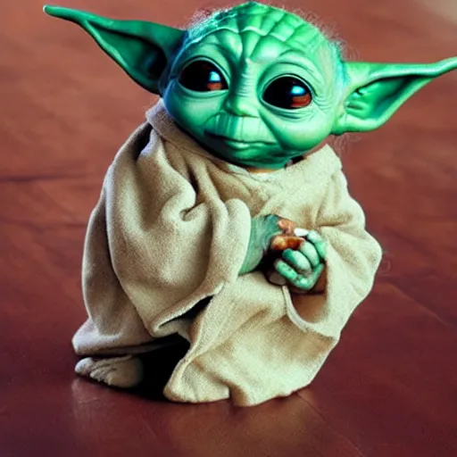 Image similar to baby yoda