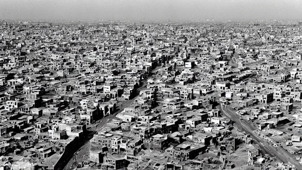 Image similar to photograph + central baghdad in the 1 9 6 0 s + fujifilm