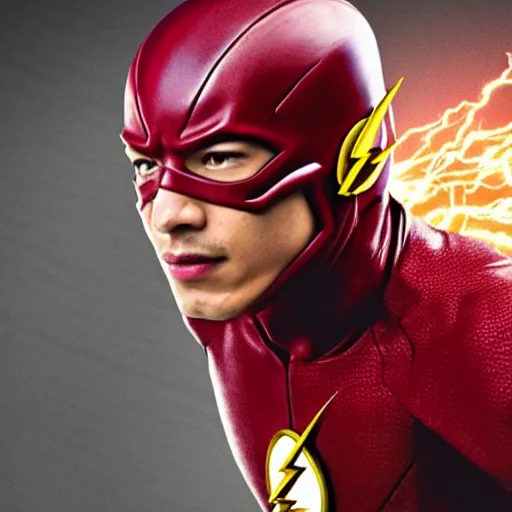 Prompt: ezra miller as flash left the cineman, trending on hollywood reporter