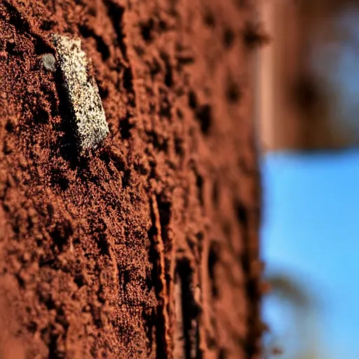 Image similar to rust tape crumbling at shining dust