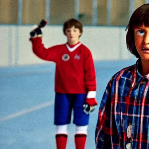 Prompt: wayne gretzky in stranger things