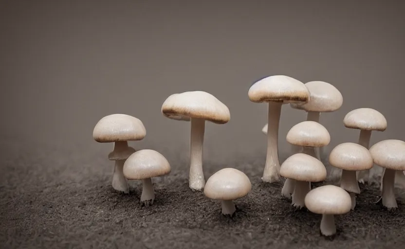 Image similar to a photography from cristal clear mushroom, photorealistic, 2 4 mm, facebook post