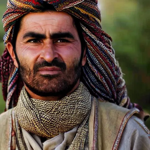 Image similar to Close up of a Kurdish shepherd wearing traditional Kurdish clothes in a movie directed by Christopher Nolan, movie still frame, promotional image, imax 70 mm footage