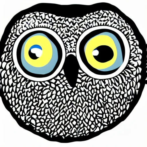 Prompt: extremely detailed cartoon owl looking directly into camera