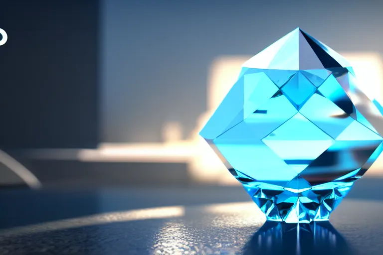 Prompt: huge diamond, ray tracing, rtx, sunlight, many details, octane render, high quality, 8 k