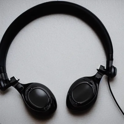 Prompt: headphones doing ripples and waves