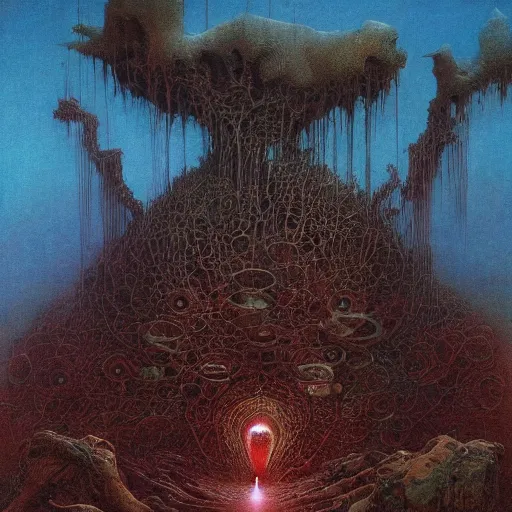 Image similar to war wonderland by lisa frank and beksinski and wayne barlowe, exquisite detail, post processing, masterpiece, cinematic, sharp focus, deep colors