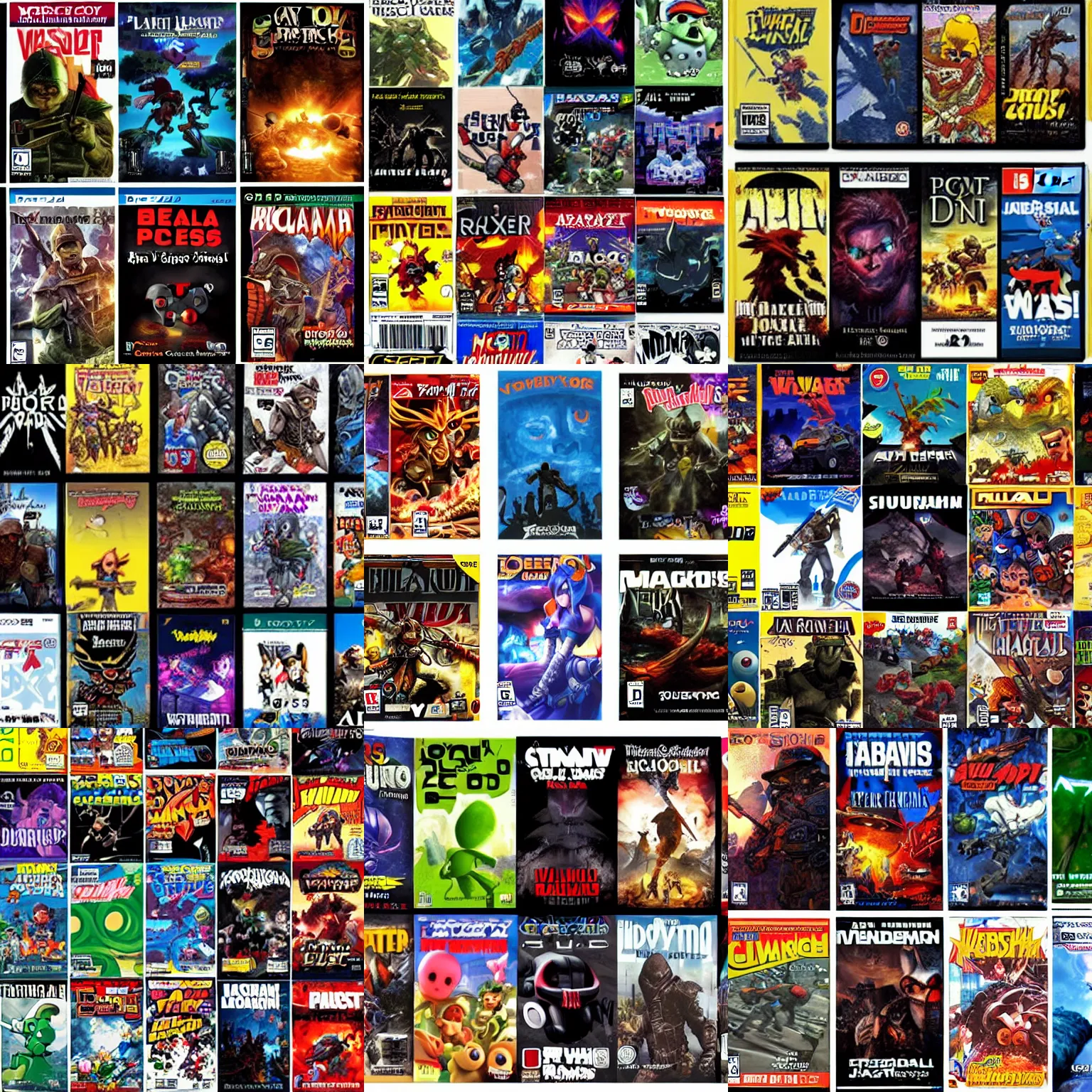 Prompt: best video game of all - time, covers