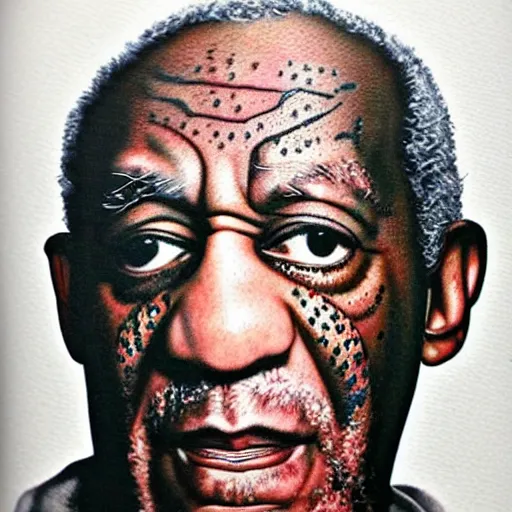 Prompt: bill cosby tattoo, realistic