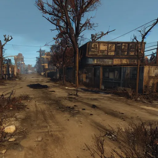 Prompt: fallout 4 wasteland