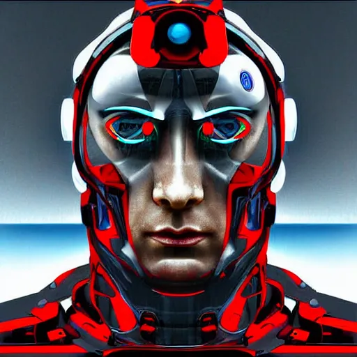 Image similar to Cyborg Putin, futuristic art, digital art, high quality