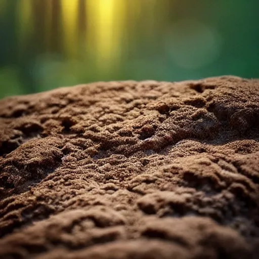 Prompt: a tiny world made of mud, ambient light, beautiful photography