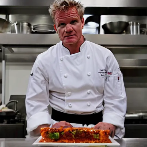 Image similar to Chef Gordon Ramsey as Walter White