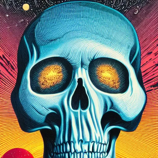 Image similar to ngc 3132 melting mysterious skull landscape by Casey Weldon, dan mumford 8k ultra high definition, upscaled, perfect composition , golden ratio, edge of the world, image credit nasa nat geo