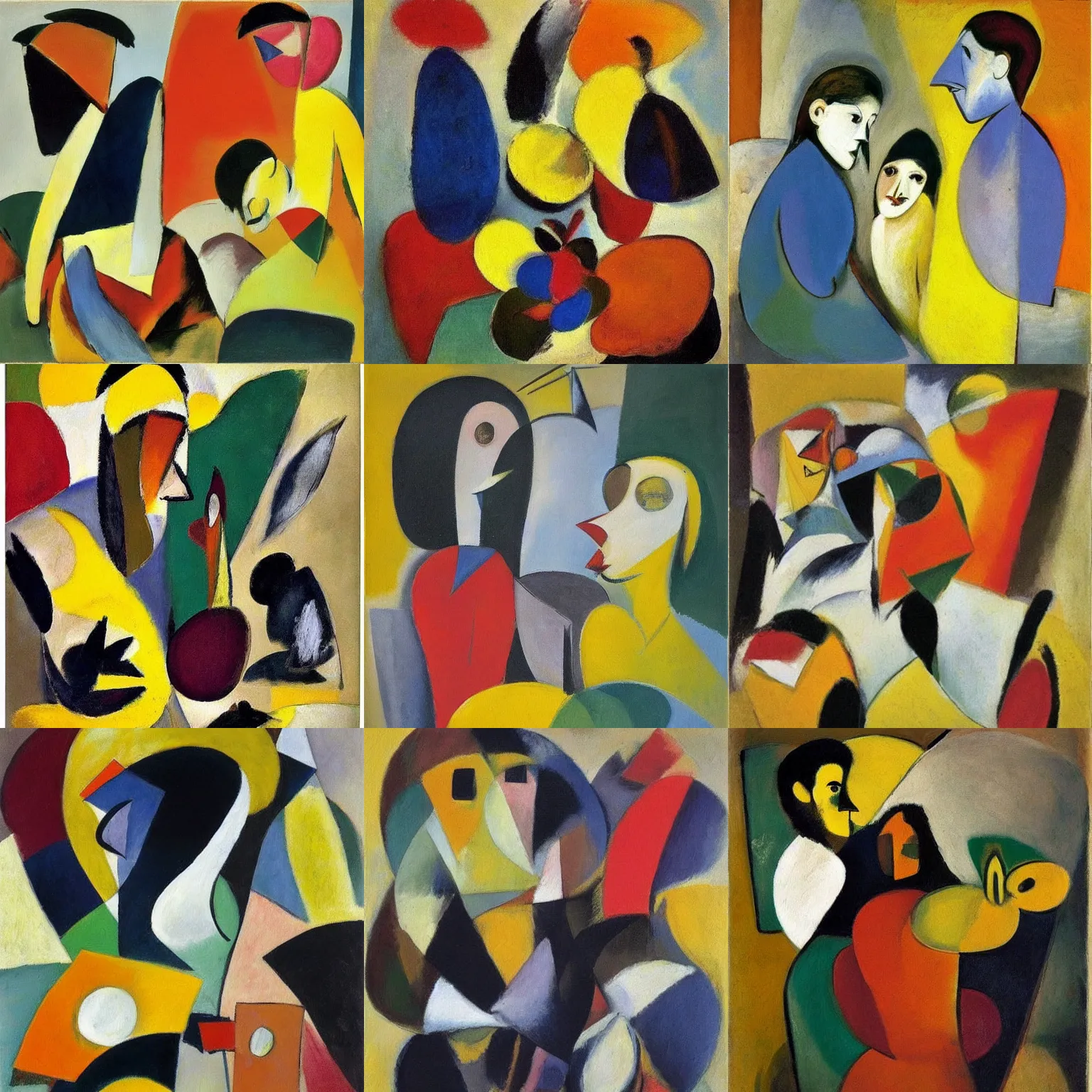 Prompt: painting by Arshile Gorky