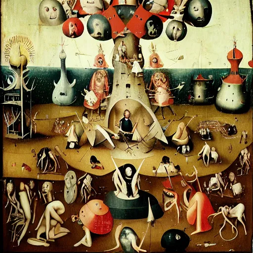 Image similar to Hieronymus Bosch nirvana