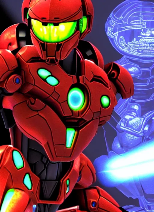 Prompt: metroid prime, hyperrealistic