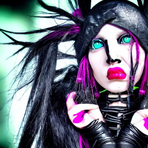 Prompt: cybergoth