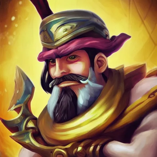 Image similar to league of legends gangplank art