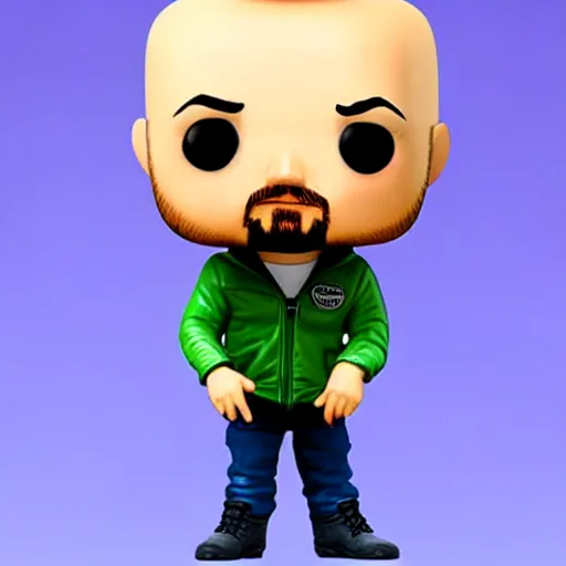 Prompt: jesse pinkman from breaking bad as a funko pop