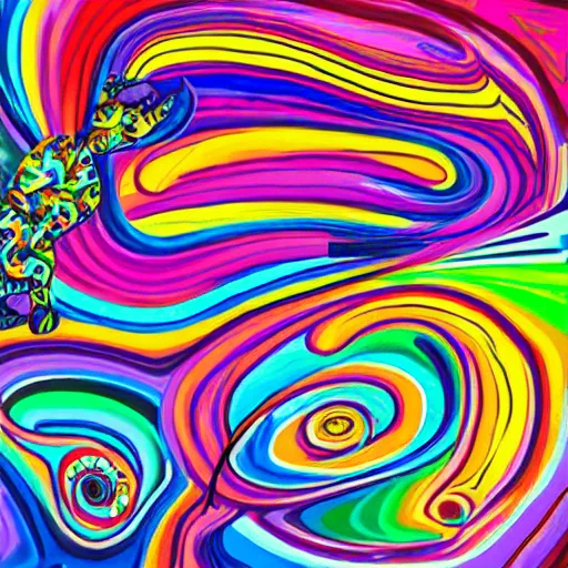 Image similar to Yo-Yo art in the style of Lisa Frank