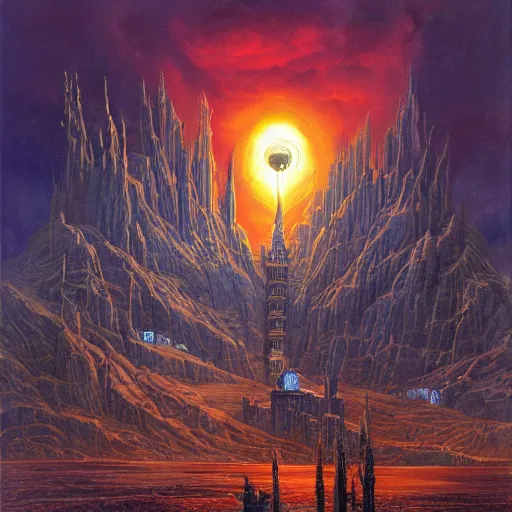 Image similar to menacing secrets of house medici, save me the silver covenant, in the style of bruce pennington and jeff easley, 8 k resolution