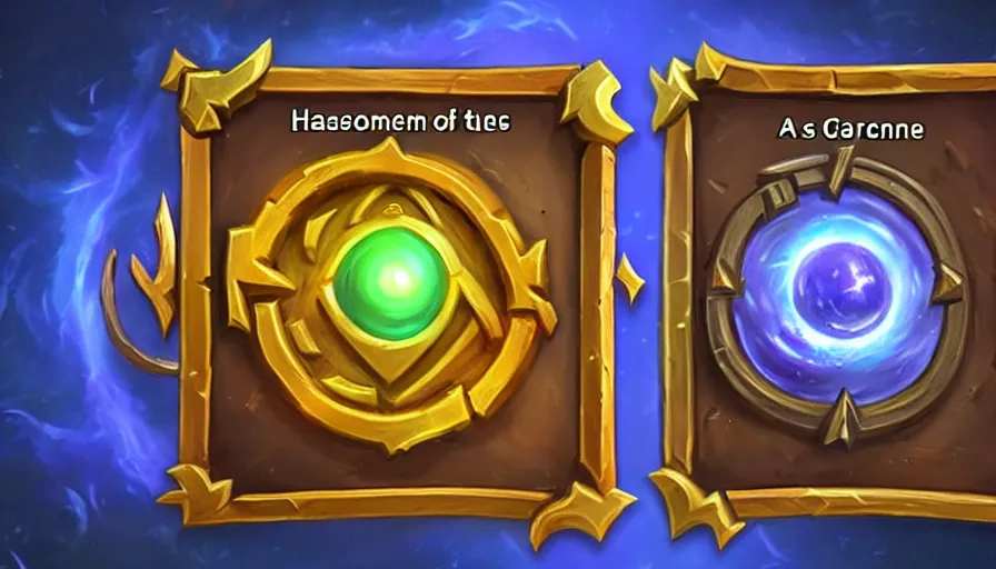 Image similar to the two complementary forces that make up all aspects and phenomena of life, from Hearthstone