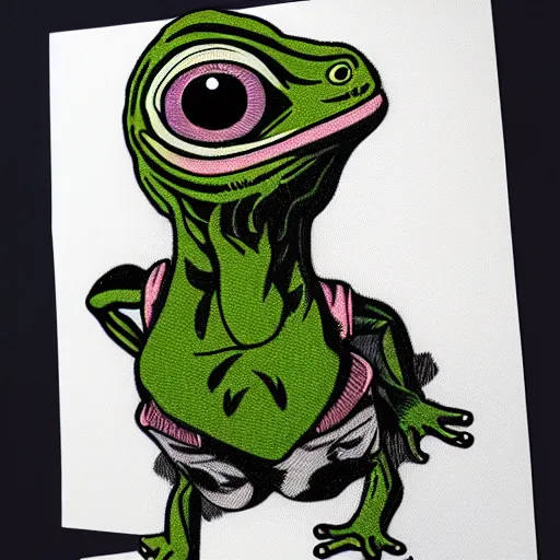 Image similar to mutant pepe, detailed, intricate, small details, realistic