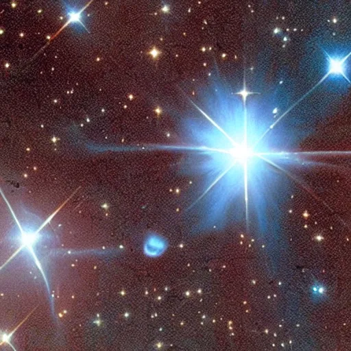 Image similar to Stunning picture by the Hubble Telescope of a star that is completely black. A pitch black star. NASA