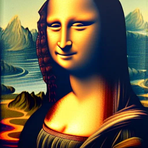 Prompt: portrait of mona lisa with sunglasses painted by rose roosendaal, trending on artstation, digital art