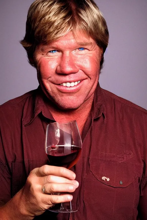 Prompt: 📷 portrait of steve irwin is a wine 🍷, made of drink, still image, dynamic lighting, 4 k