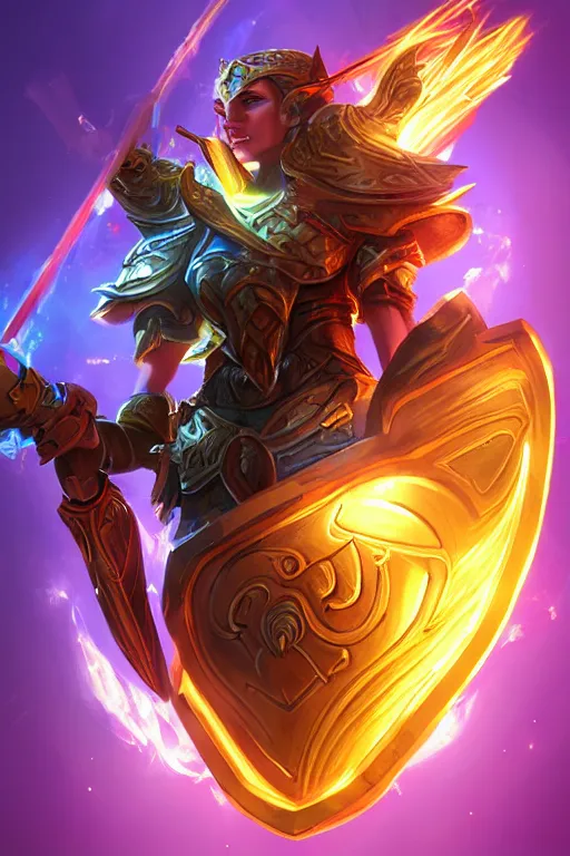 Image similar to shield fantasy epic legends game icon stylized digital illustration radiating a glowing aura global illumination ray tracing hdr fanart arstation by ian pesty and katarzyna da „ bek - chmiel