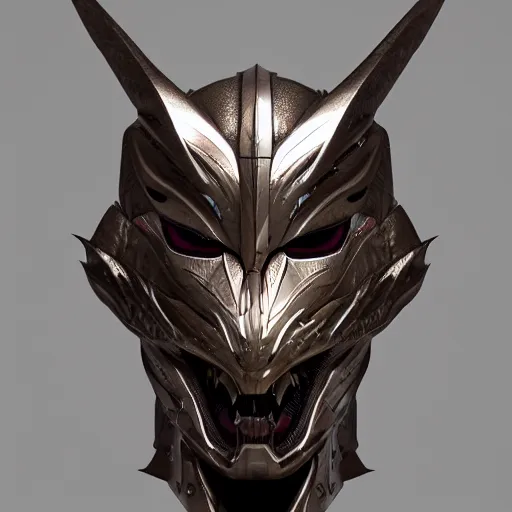 Image similar to stunning bust of a beautiful female knight, but as an anthropomorphic female dragon, well designed cute female robot dragon head, well armored, sharp claws, HD octane render, fantasy, Artstation, Deviantart, Furaffinity