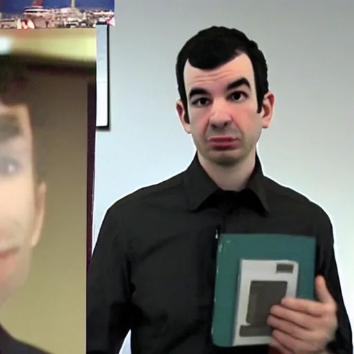 Prompt: Nathan Fielder working for the CIA