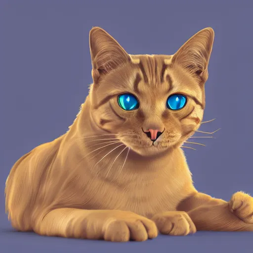 Image similar to Schrodinger cat, quantum mechanics, highly detailed, smooth, artstation, digital illustration