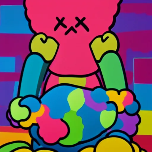 Image similar to kaws artwork