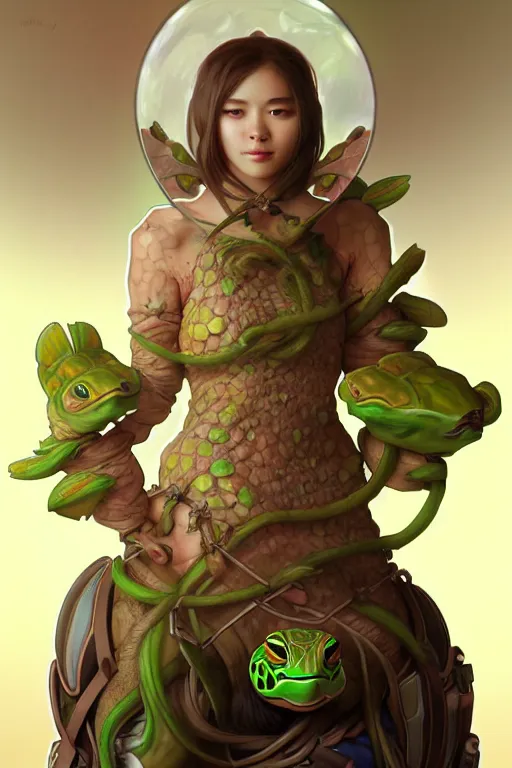 Image similar to tortle nature cleric, highly detailed, digital painting, artstation, sharp focus, illustration, art by tan zi and ayanamikodon and alphonse mucha and wlop